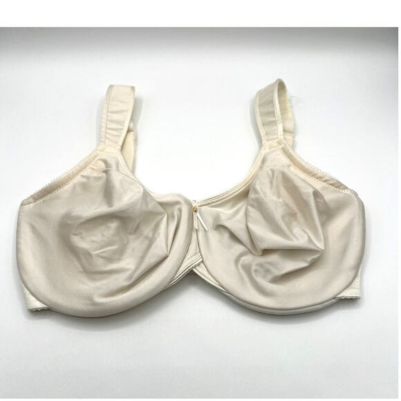 Wacoal Bodysuede Ultra Full Figure Seamless Underwire Bra Cream 85185 34DD - Picture 2 of 13